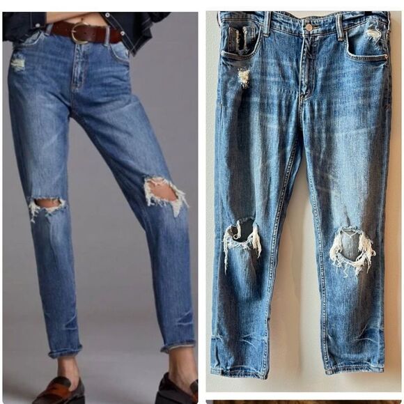 Anthropologie Denim - Anthropologie PILCRO Anthropologie The Heritage Boyfriend Jeans Womens size 27